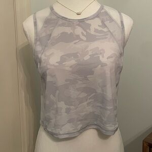 Lululemon camouflage athletic tank top